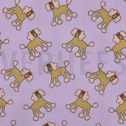KATOENEN POPLIN GOTS HONDEN JENNIFER BOURON LAVENDEL (thumbnail)