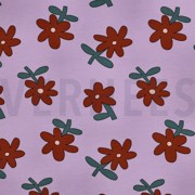 JERSEY GOTS BLUMEN JENNIFER BOURON LAVENDEL (thumbnail)