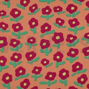 RIPPJERSEY GOTS BLUMEN JENNIFER BOURON PFIRSICH (thumbnail)