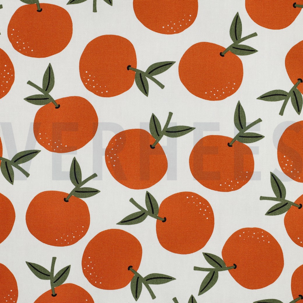 TOILE DÉCORATION FRUIT BLANC