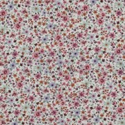 FEIN GEWEBTE BAUMWOLLPOPELINE DIGITAL BLUMEN WEISS (thumbnail)