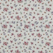 FEIN GEWEBTE BAUMWOLLPOPELINE DIGITAL BLUMEN WEISS (thumbnail)