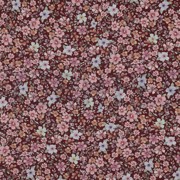 FEIN GEWEBTE BAUMWOLLPOPELINE DIGITAL BLUMEN BORDEAUXROT (thumbnail)