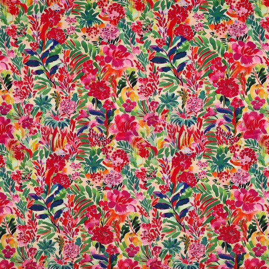 VISCOSE JERSEY DIGITAL FLOWERS PINK #7