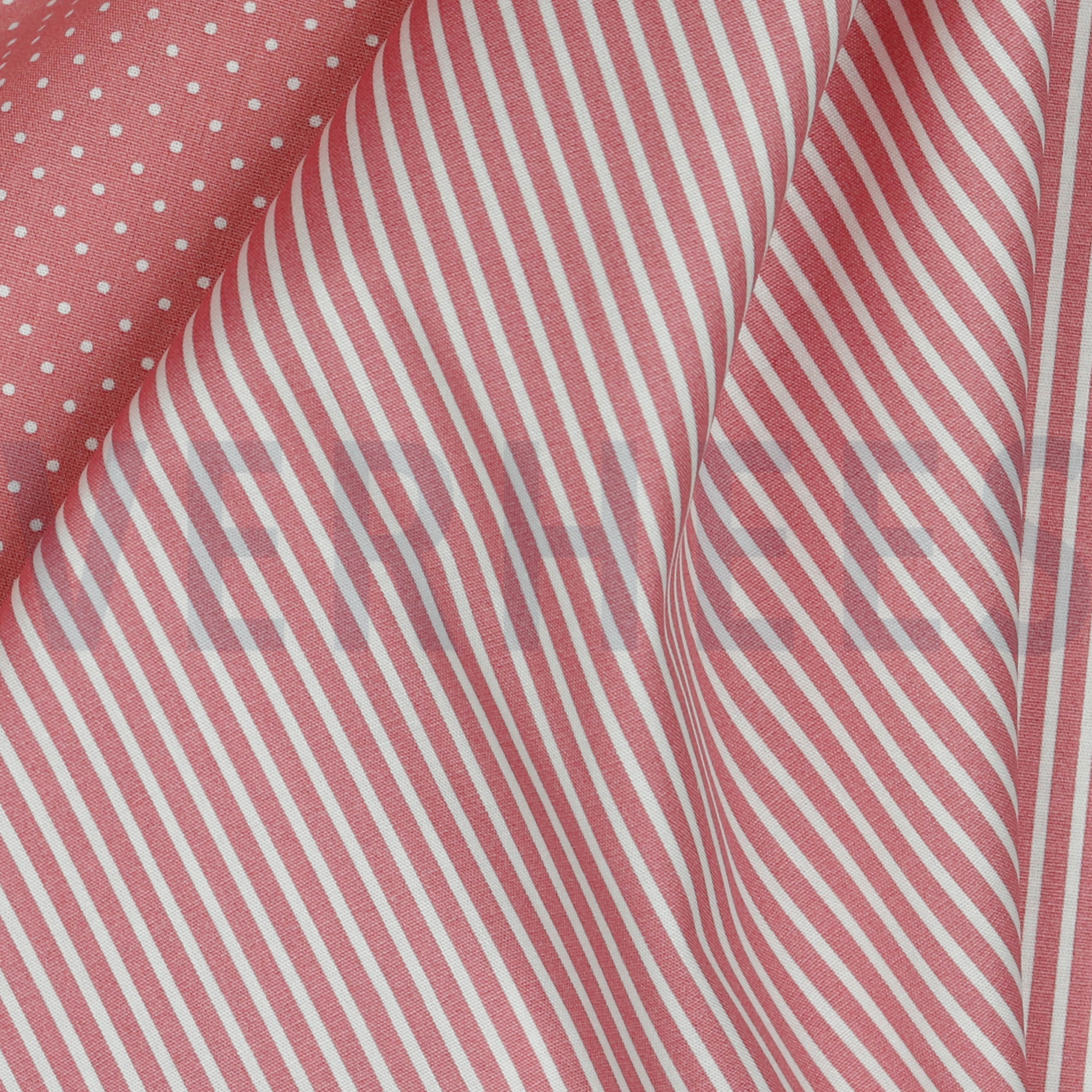 KATOENEN POPLIN STREPEN 