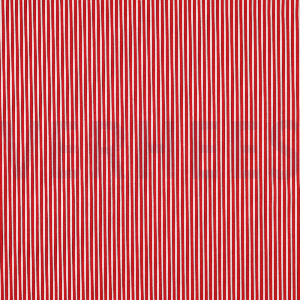 POPLIN STRIPES RED
