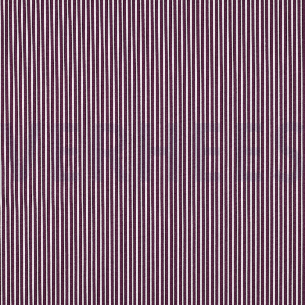 KATOENEN POPLIN STREPEN PAARS