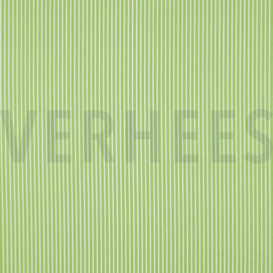 POPLIN STRIPES LIME #7