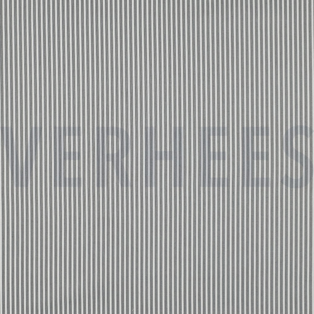 POPLIN STRIPES GREY