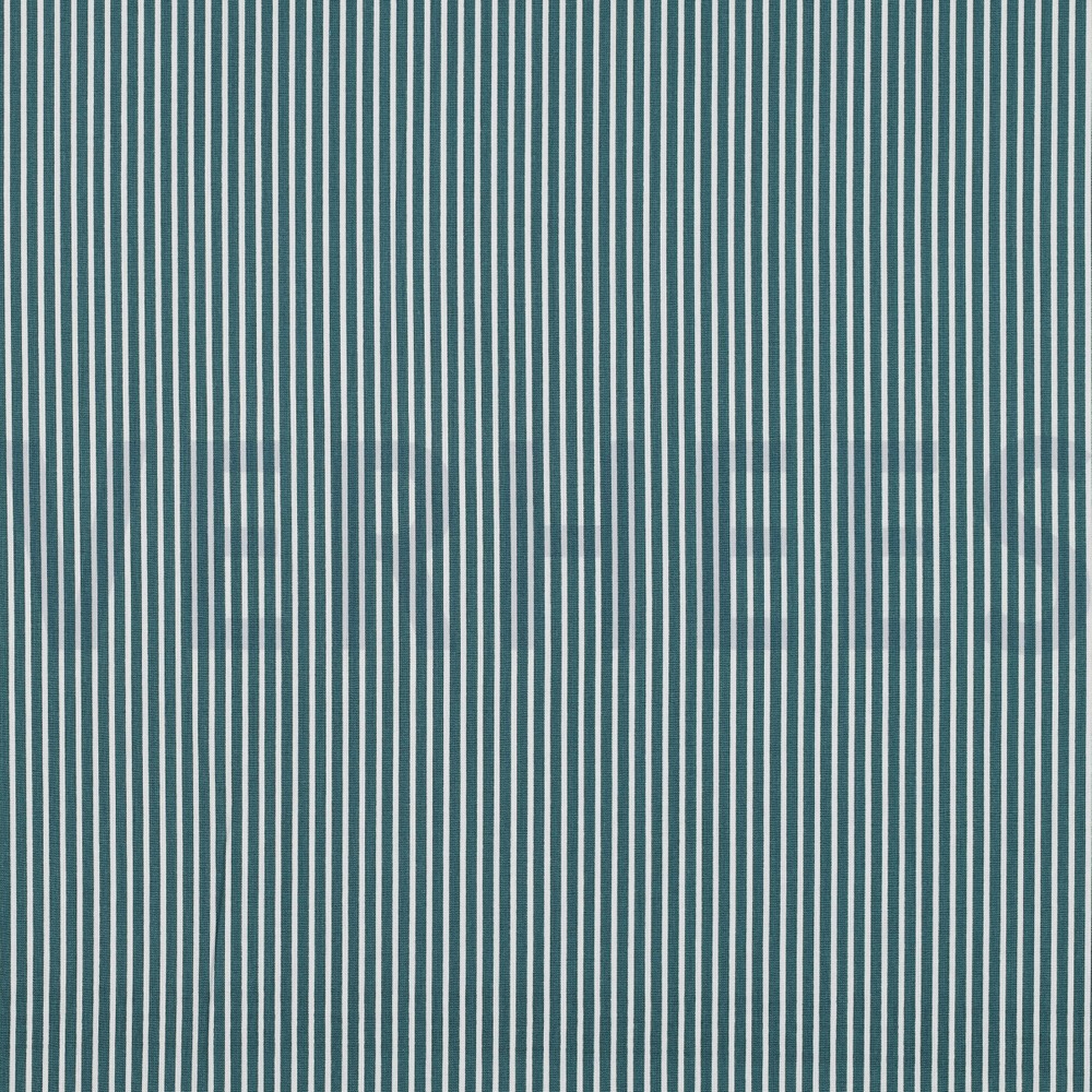 POPLIN STRIPES PETROL