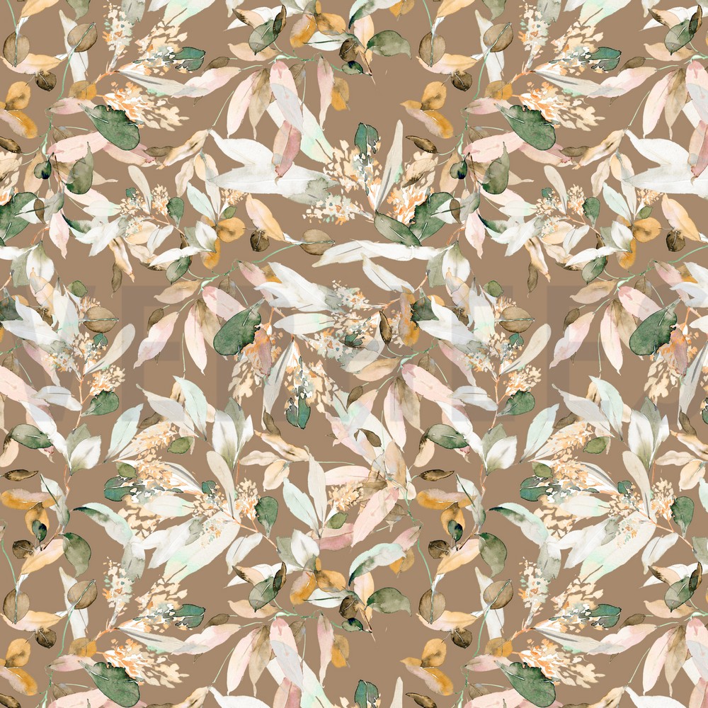 JERSEY DIGITAL BLÄTTER SAND