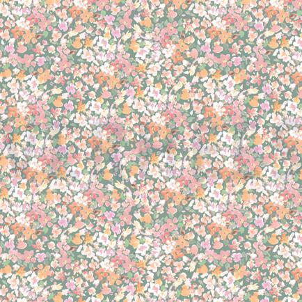 JERSEY DIGITAAL KLEINE BLOEMEN SALIEGROEN (hover)
