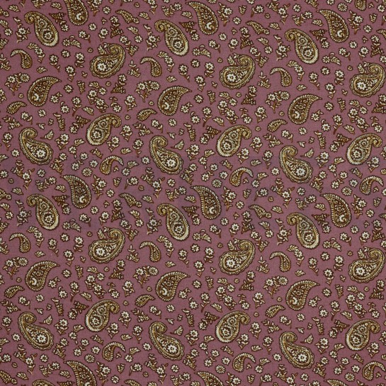 VISCOSE RADIANCE PAISLEY MAUVE #7