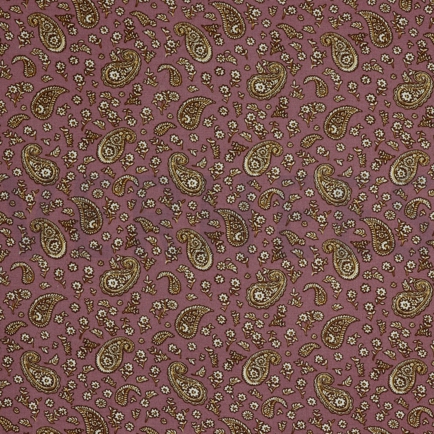 VISKOSE RADIANCE PAISLEY MAUVE (hover)