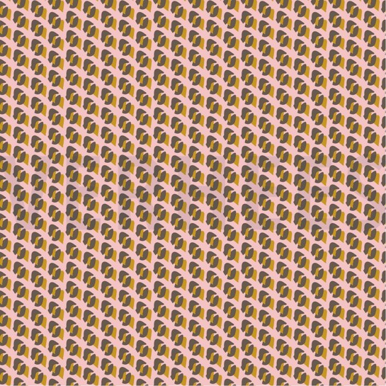 BAUMWOLLE POPELINE GRAFISCHE PUNKTE HELLROSA #7