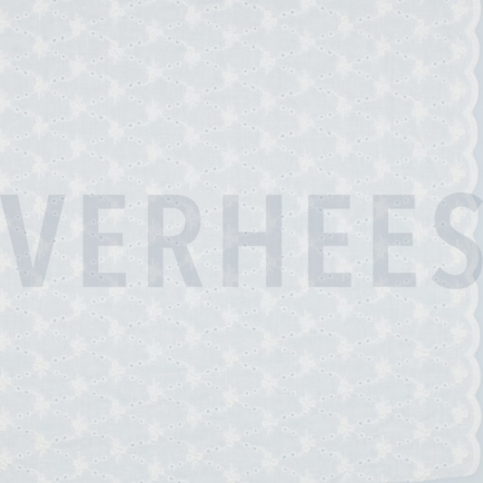 COTTON EMBROIDERY TWO-SIDE SCALLOP WHITE (hover)