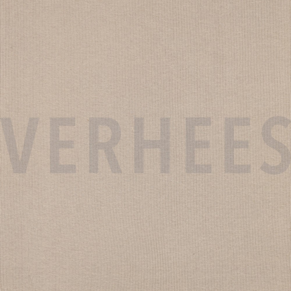 RIB BOORDSTOF GOTS ZAND