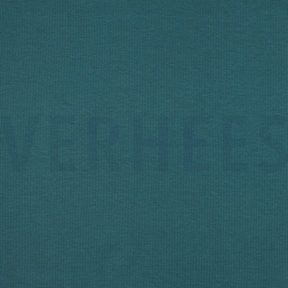 RIPPENBÜNDCHEN GOTS PETROL