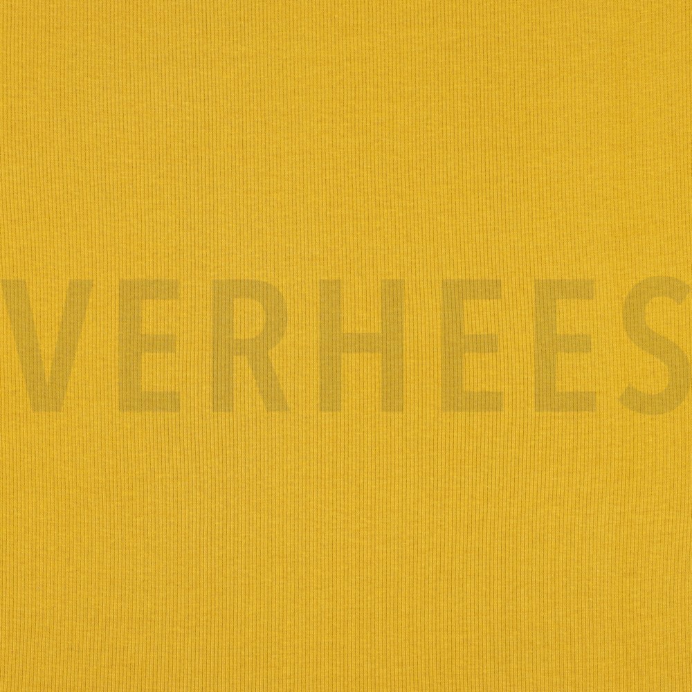 RIPPENBÜNDCHEN GOTS SENFGELB