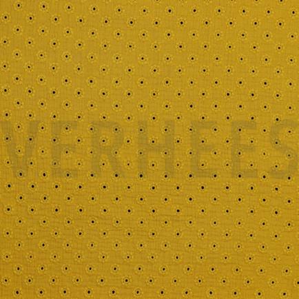 DOUBLE GAUZE EMBROIDERY BLOEMEN OKER (hover)