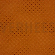 DOUBLE GAUZE EMBROIDERY FLOWERS RUST (thumbnail)