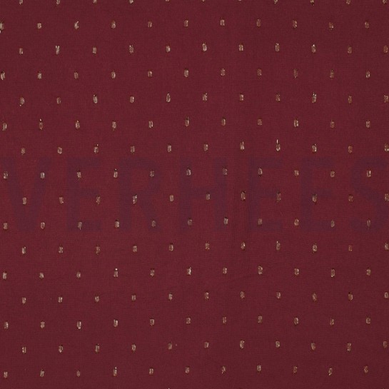 VISCOSE LUREX BORDEAUXROOD #7
