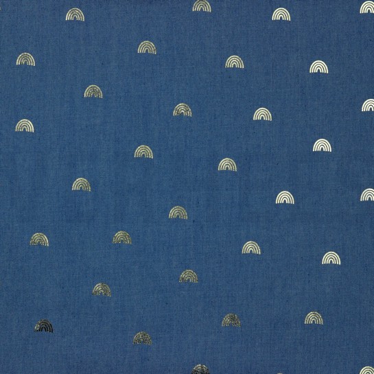 JEANS FOIL ARC-EN-CIEL BLEU INDIGO #7