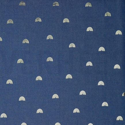 JEANS FOIL ARC-EN-CIEL BLEU INDIGO FONCÉ (hover)