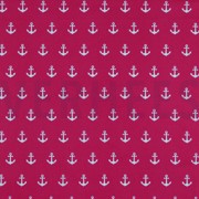 KATOENEN POPLIN ANKERS ROZE (thumbnail)