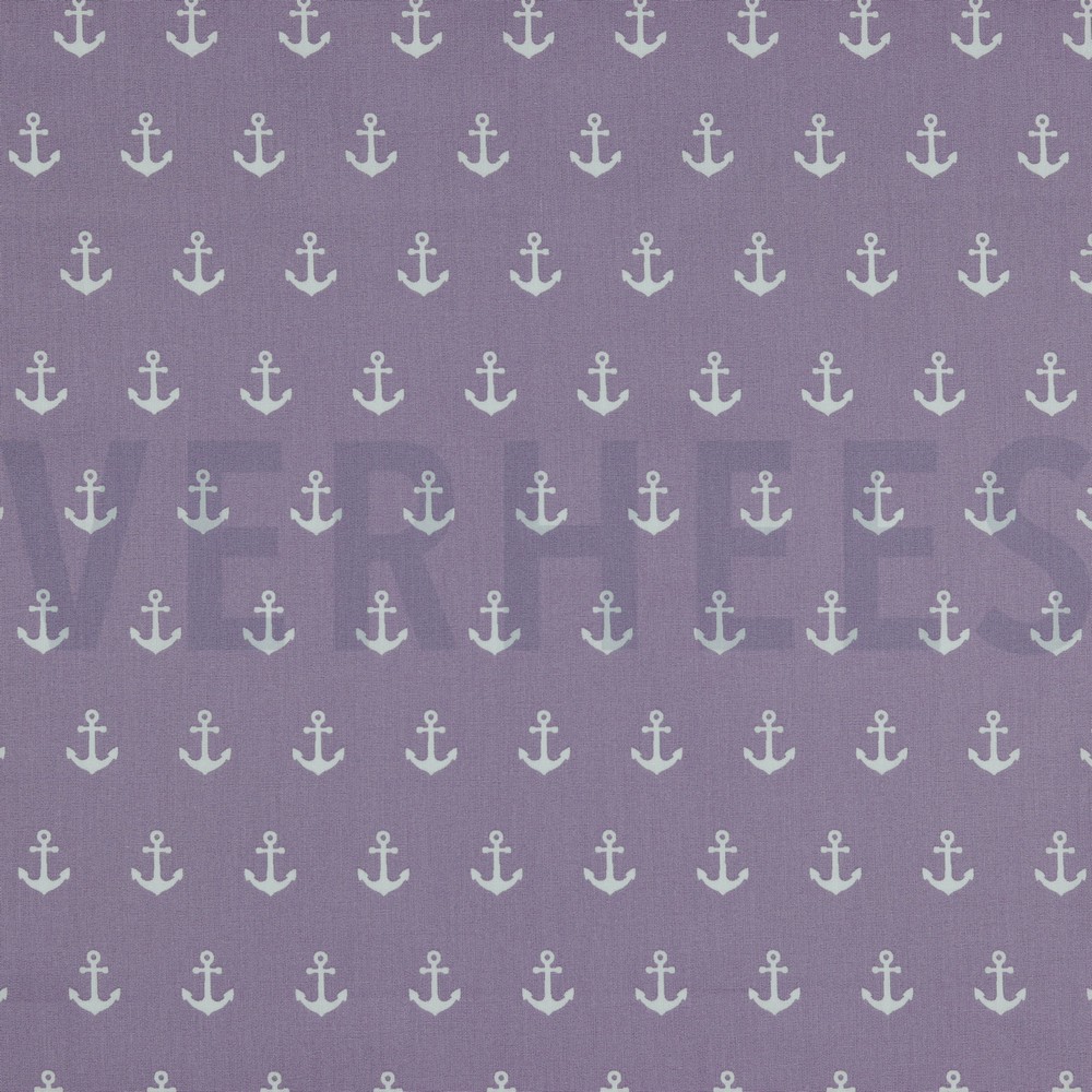 POPLIN ANCHORS LILAC