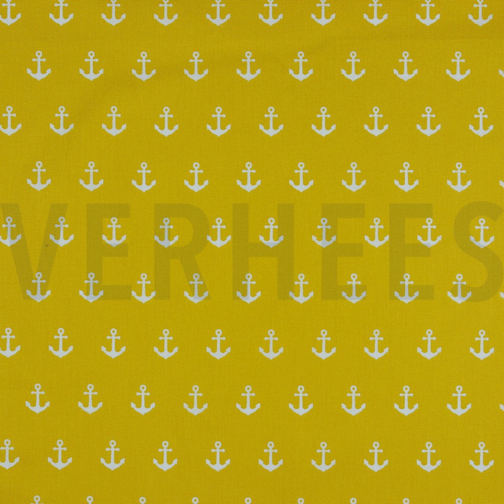 POPLIN ANCHORS YELLOW