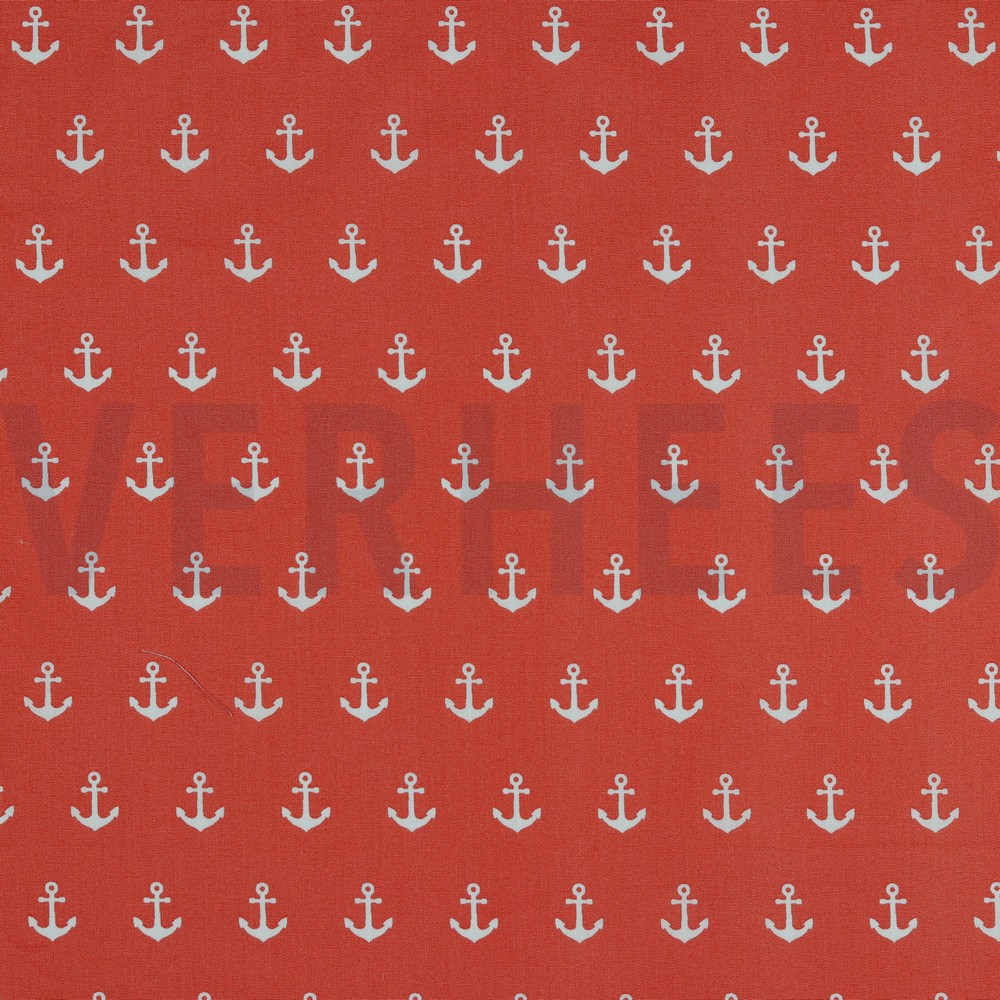 POPLIN ANCHORS CORAL