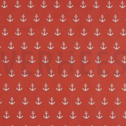 POPLIN ANCHORS CORAL (thumbnail)