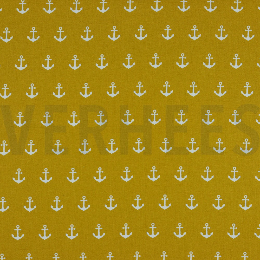 POPLIN ANCHORS OCHRE