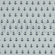 POPELINE DE COTON ANCRE BLANC/NOIR (thumbnail)