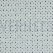 KATOENEN POPLIN KLEINE ANKERS WIT/GRIJS (thumbnail)