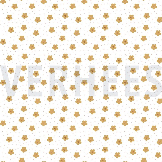 POPELINE DE COTON BELLE HISTOIRE ARC-EN-CIEL BLANC #7