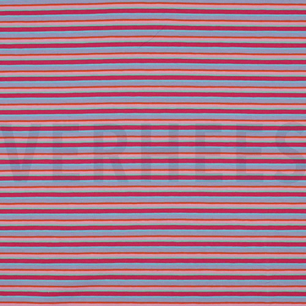 COTTON JERSEY YARN DYED STRIPES MULTICOLOUR
