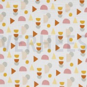 DOUBLE GAUZE GOTS DOTS WHITE (thumbnail)