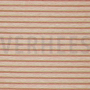 FRENCH TERRY STRIPES ROSE MELANGE (thumbnail)