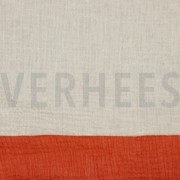 DOPPELSEITIGE MUSSELIN GOTS TERRACOTTA (thumbnail)