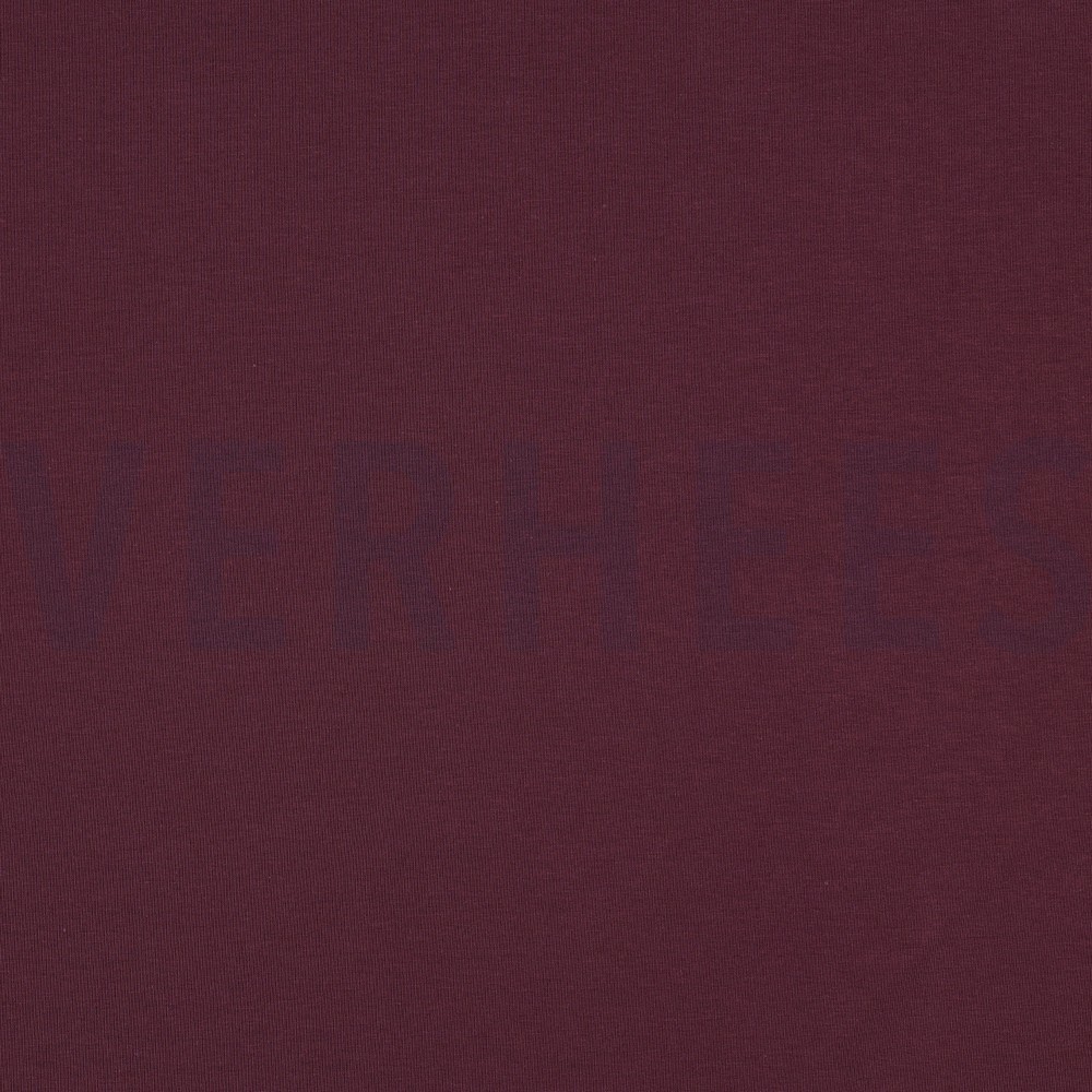 FRENCH TERRY GOTS AUBERGINE