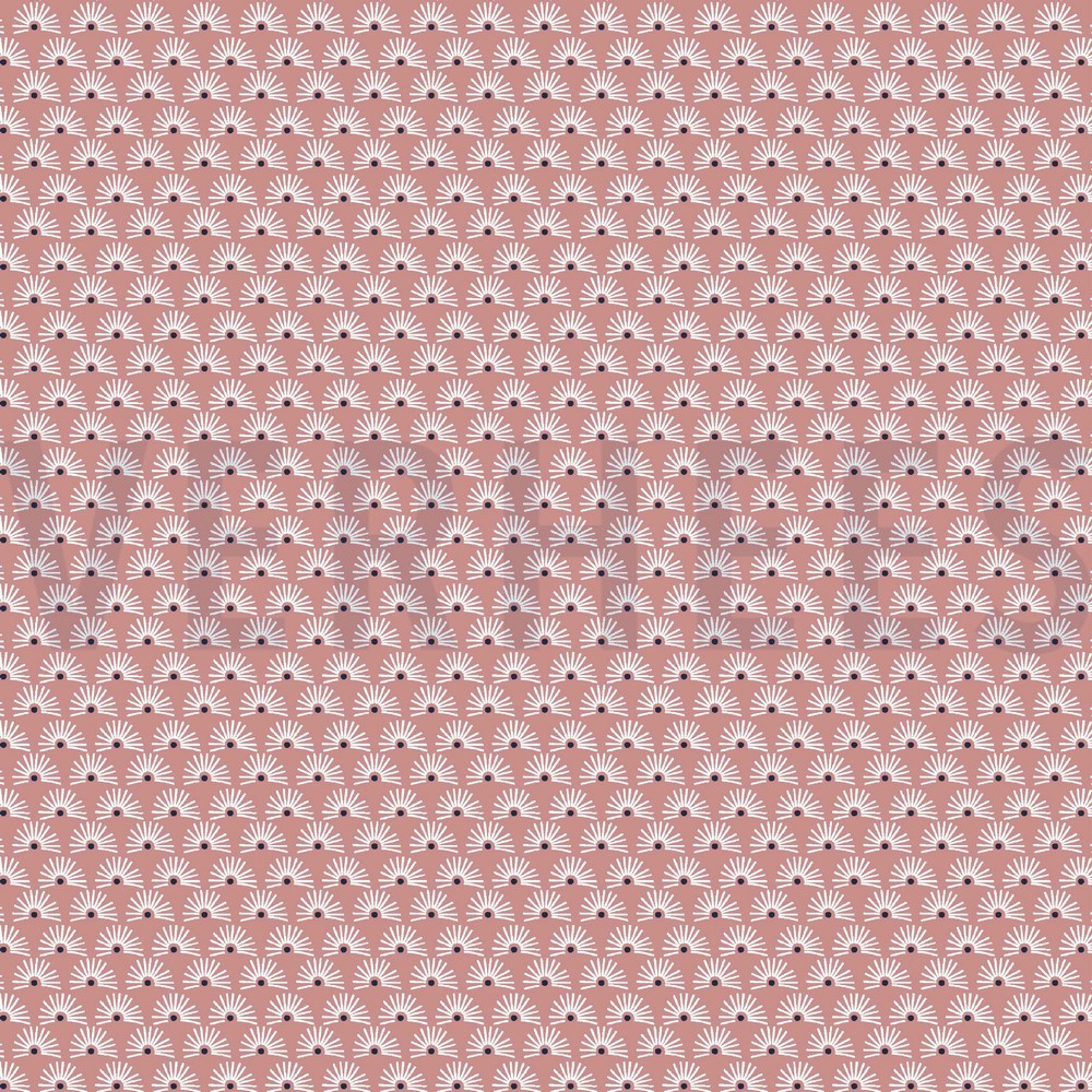 POPLIN FANTASY FLOWERS BLUSH