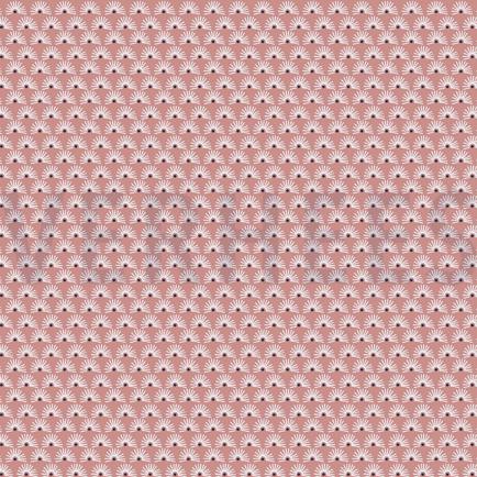 KATOENEN POPLIN FANTASIEBLOEMEN BLUSH (hover)