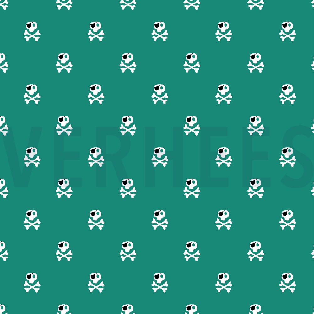 POPLIN PIRATES EMERALD