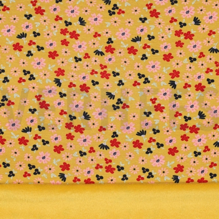 PURRING FUR FLEURS OCRE (hover)