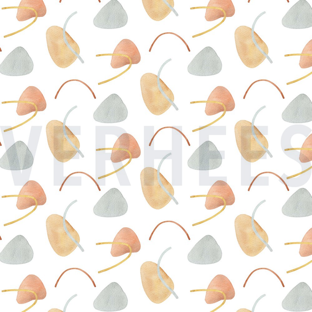 JERSEY DIGITAAL VORMEN EN LIJNEN WIT