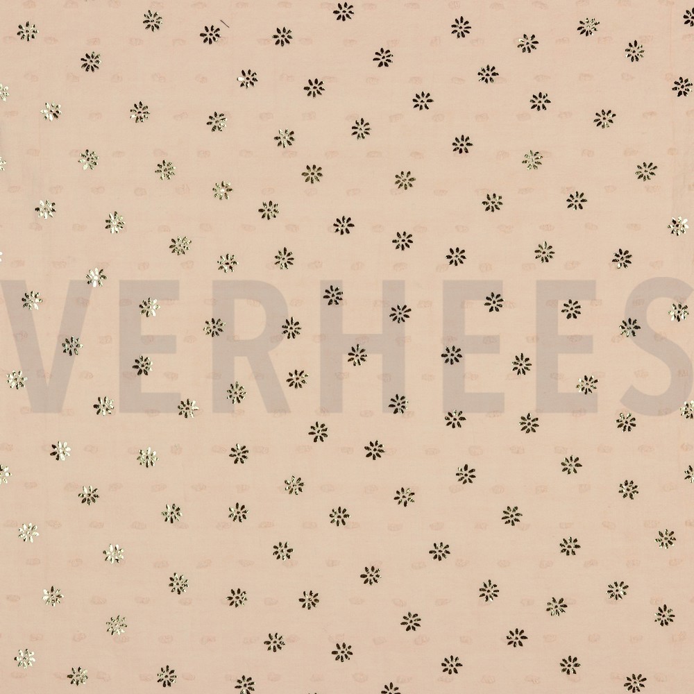 DOBBY FOIL MARGUERITE SAUMON CLAIR