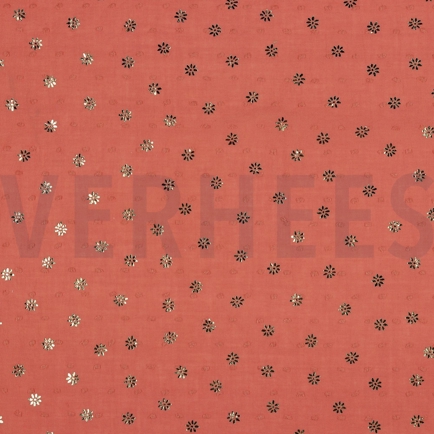 DOBBY FOIL MARGUERITE CORAIL (hover)