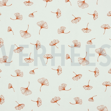 VELOURS MILLERAIES GINKGO BILOBA BLANC CASSÉ (hover)